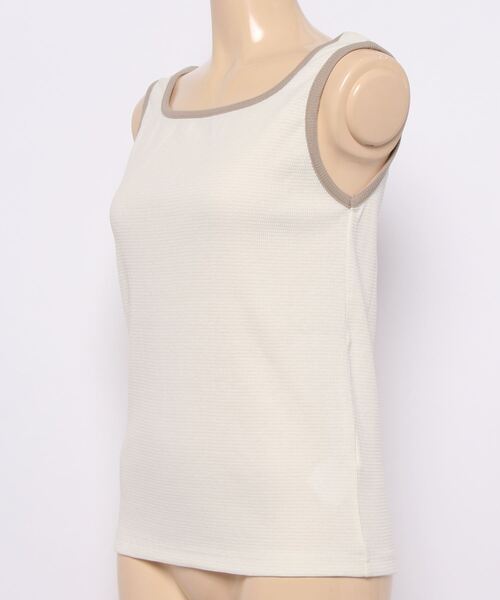 ehka sopo（エヘカソポ）の「花柄／無地アソートタンクトップ（タンクトップ・レディース・イエロー/ブルー/グリーン/キナリ・ﾌﾘ-）」の14枚目の写真