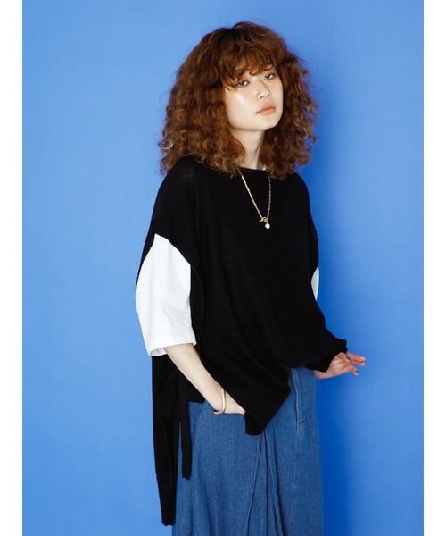 koe(コエ)の「【ユニセックス】ヘビーウェイトコットンTEE*(Tシャツ/カットソー・レディース・ライトブルー/チャコールグレー/ブラック/ベージュ/ラベンダー/グリーン/オフホワイト/カーキ・XL/M/L)」の9枚目の写真