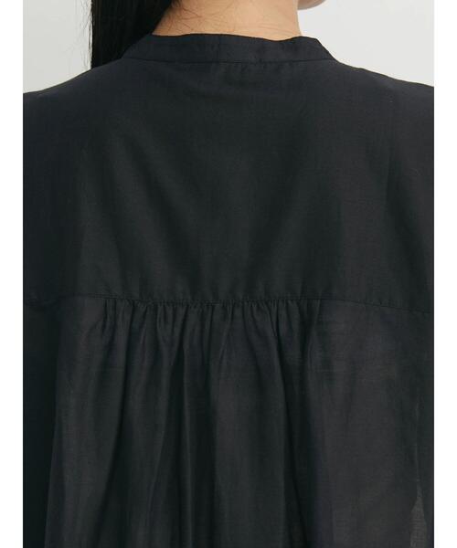 Green　Parks（グリーンパークス）の「インド綿 ボイルノースリーブワンピース（ワンピース・レディース・ブラック/ターコイズブルー/グレイッシュベージュ・FREE）」の20枚目の写真