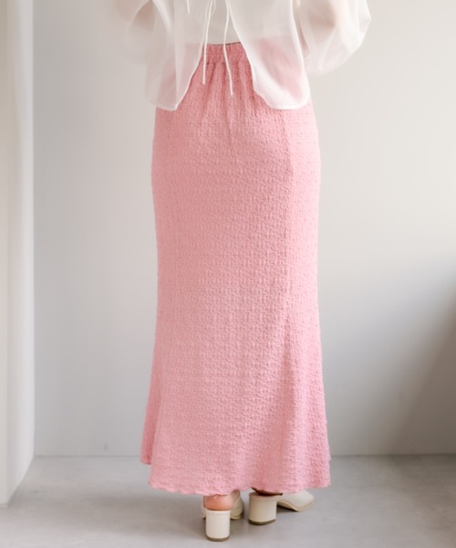 OLIVE des OLIVE（オリーブデオリーブ）の「フラワーレースマーメイドスカート（スカート・レディース・オフホワイト/ピンク/ブラック・FREE）」の20枚目の写真