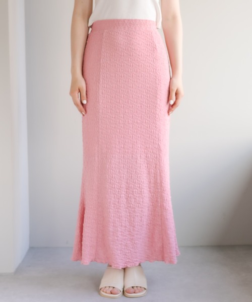 OLIVE des OLIVE（オリーブデオリーブ）の「フラワーレースマーメイドスカート（スカート・レディース・オフホワイト/ピンク/ブラック・FREE）」の22枚目の写真