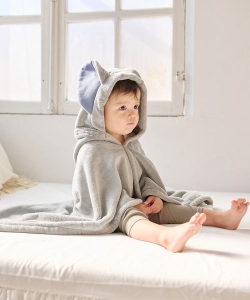 セール】アニマルバスローブ フード付き 吸水速乾 ふんわり やわらか