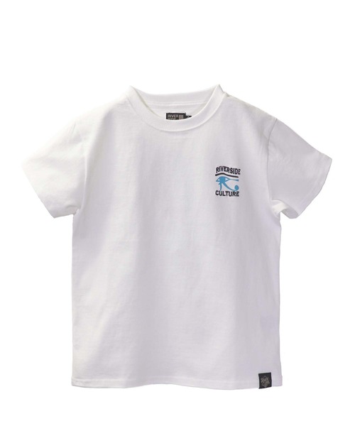 RIVER SIDE CULTURE(リバーサイドカルチャー)の「RIVERSIDECLUTURE / ナイル川エジプト文明 Tシャツ (M4)(Tシャツ/カットソー・キッズ・ブラック/スモークピンク/ホワイト・120cm/150cm/100cm/110cm/140cm/130cm/160cm)」の2枚目の写真