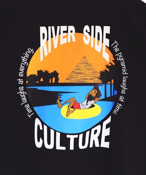 RIVER SIDE CULTURE(リバーサイドカルチャー)の「RIVERSIDECLUTURE / ナイル川エジプト文明 Tシャツ (M4)(Tシャツ/カットソー・キッズ・ブラック/スモークピンク/ホワイト・120cm/150cm/100cm/110cm/140cm/130cm/160cm)」の12枚目の写真
