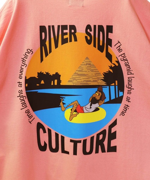 RIVER SIDE CULTURE(リバーサイドカルチャー)の「RIVERSIDECLUTURE / ナイル川エジプト文明 Tシャツ (M4)(Tシャツ/カットソー・キッズ・ブラック/スモークピンク/ホワイト・120cm/150cm/100cm/110cm/140cm/130cm/160cm)」の15枚目の写真