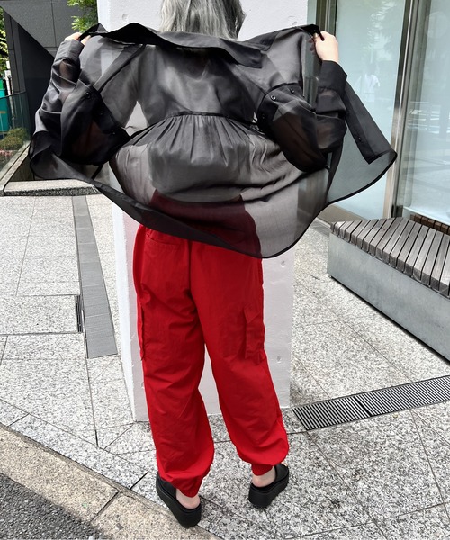 one way（ワンウェイ）の「シンプルショートTシャツ（Tシャツ/カットソー・レディース・ホワイト/ブラック/レッド・FREE）」の17枚目の写真