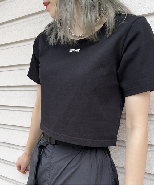 one way（ワンウェイ）の「シンプルショートTシャツ（Tシャツ/カットソー・レディース・ホワイト/ブラック/レッド・FREE）」の20枚目の写真