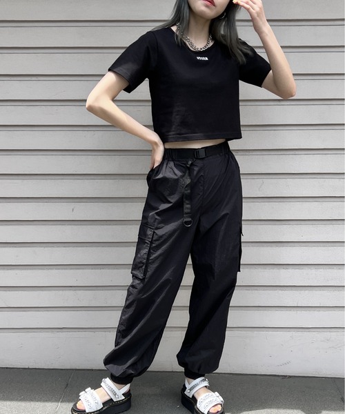 one way（ワンウェイ）の「シンプルショートTシャツ（Tシャツ/カットソー・レディース・ホワイト/ブラック/レッド・FREE）」の21枚目の写真