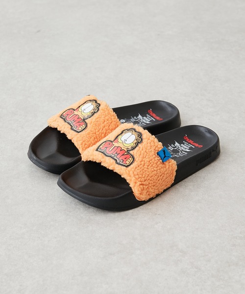 ear PAPILLONNER（イアパピヨネ）の「PUMA×GARFIELD リードキャット2.0（サンダル・レディース・ブラック・22cm/23cm/24cm/25cm）」の4枚目の写真