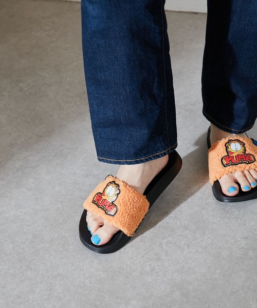 ear PAPILLONNER（イアパピヨネ）の「PUMA×GARFIELD リードキャット2.0（サンダル・レディース・ブラック・22cm/23cm/24cm/25cm）」の12枚目の写真