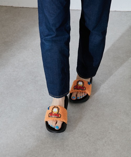 ear PAPILLONNER（イアパピヨネ）の「PUMA×GARFIELD リードキャット2.0（サンダル・レディース・ブラック・22cm/23cm/24cm/25cm）」の14枚目の写真