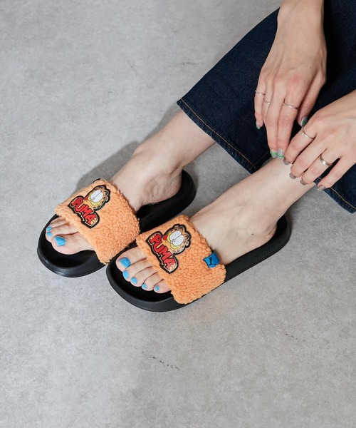 ear PAPILLONNER（イアパピヨネ）の「PUMA×GARFIELD リードキャット2.0（サンダル・レディース・ブラック・22cm/23cm/24cm/25cm）」の18枚目の写真