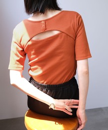 ＡＮＤＪ | 【2022/SS】2WAYバックオープンリブトップス(Tシャツ/カットソー)