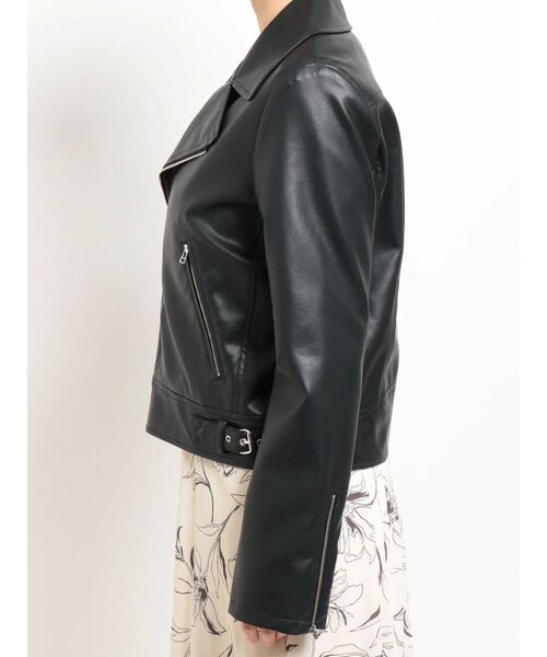 dazzlin（ダズリン）の「ベーシックライダースジャケット（ライダースジャケット・レディース・アイボリー/ブラック/パープル・FREE）」の22枚目の写真