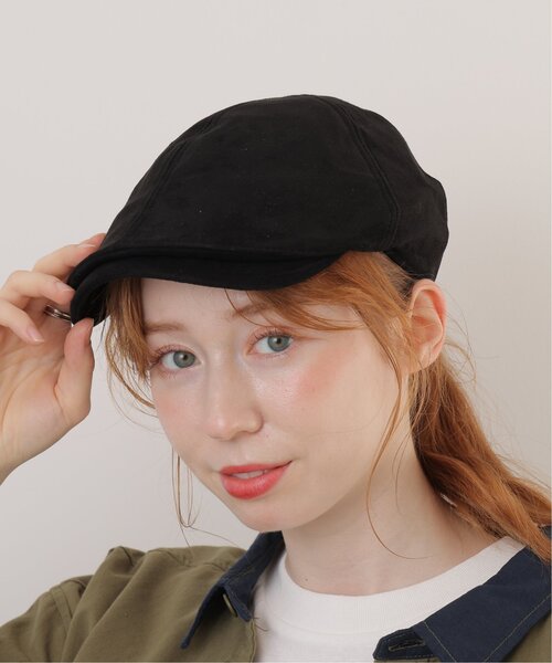 DOUBLE NAME(ダブルネーム)の「B&B スエードハンチングハット(B)(ハンチング/ベレー帽・レディース・ブラック/ブラウン/キャメル/グレイッシュベージュ・FREE)」の5枚目の写真