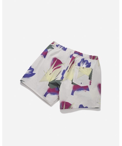Saturdays NYC(サタデーズ ニューヨークシティ )の「Timothy Jungle Floral Print Swim Short(水着・メンズ・ブラック/パープル/キナリ・S/M/L/X-SMALL/XL)」の12枚目の写真