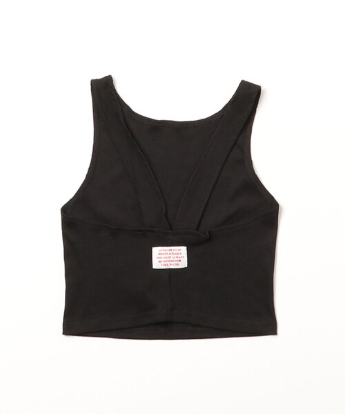 Auntie Rosa（アンティローザ）の「バックスタイルキャミタンク（タンクトップ・レディース・ブラック/ホワイト・FREE）」の3枚目の写真