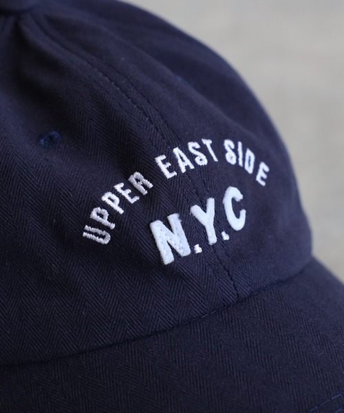 Bonjour Sagan（ボンジュールサガン）の「コットンロゴキャップ（キャップ・レディース・ベージュ/ネイビー・FREE）」の4枚目の写真