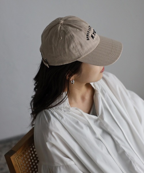 Bonjour Sagan（ボンジュールサガン）の「コットンロゴキャップ（キャップ・レディース・ベージュ/ネイビー・FREE）」の11枚目の写真