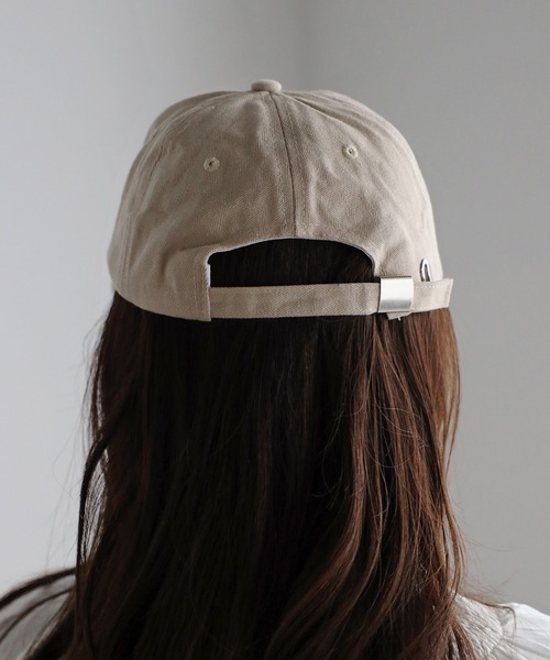 Bonjour Sagan（ボンジュールサガン）の「コットンロゴキャップ（キャップ・レディース・ベージュ/ネイビー・FREE）」の13枚目の写真