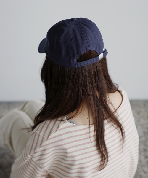 Bonjour Sagan（ボンジュールサガン）の「コットンロゴキャップ（キャップ・レディース・ベージュ/ネイビー・FREE）」の9枚目の写真