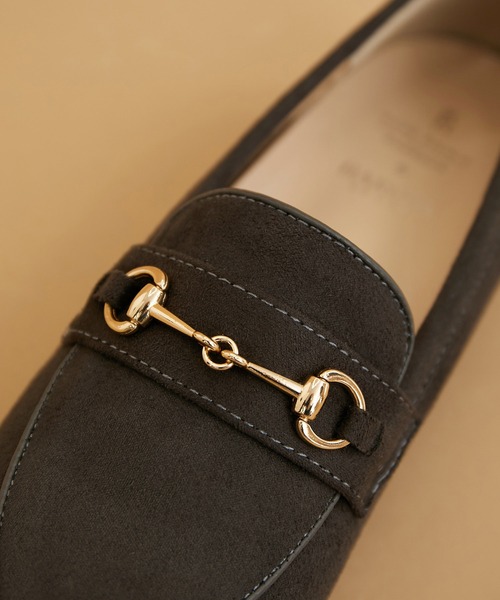 ROPE' PICNIC（ロペピクニック）の「ROPE' PICNIC PASSAGE byHARUTA/リサイクルスエードフラットローファー（ローファー・レディース・チャコールグレー/ブラック/ネイビー/ブラウン系その他2・23.5cm/24.5cm/23.0cm/24.0cm）」の11枚目の写真