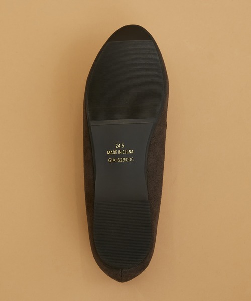 ROPE' PICNIC（ロペピクニック）の「ROPE' PICNIC PASSAGE byHARUTA/リサイクルスエードフラットローファー（ローファー・レディース・チャコールグレー/ブラック/ネイビー/ブラウン系その他2・23.5cm/24.5cm/23.0cm/24.0cm）」の8枚目の写真