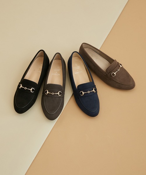 ROPE' PICNIC（ロペピクニック）の「ROPE' PICNIC PASSAGE byHARUTA/リサイクルスエードフラットローファー（ローファー・レディース・チャコールグレー/ブラック/ネイビー/ブラウン系その他2・23.5cm/24.5cm/23.0cm/24.0cm）」の5枚目の写真