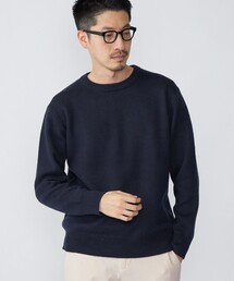 SHIPS | SHIPS:〈手洗い可能〉コットン カシミヤ ソリッド クルーネックニット(ニット/セーター)