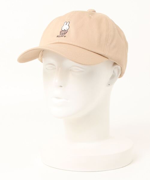Miffy( ミッフィー)の「miffy/ミッフィー ツイルキャップ(キャップ・レディース・ブラック/ベージュ/ピンク・ONE SIZE)」の2枚目の写真