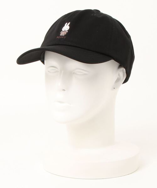 Miffy( ミッフィー)の「miffy/ミッフィー ツイルキャップ(キャップ・レディース・ブラック/ベージュ/ピンク・ONE SIZE)」の1枚目の写真