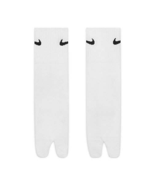 NIKE（ナイキ）の「ナイキ エブリデイ プラス ライトウェイト アンクル スプリットトゥ ソックス / Nike Everyday Plus Lightweight Ankle Split-Toe Socks（ソックス/靴下・メンズ・ホワイト/ブラック・23-25/21-23/25-27/27-29）」の3枚目の写真