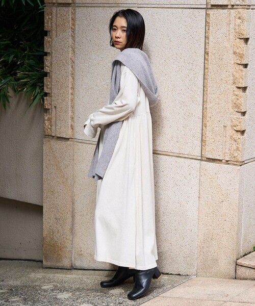完売品 FREAK'S STORE ウエスト切替 フレンチスリーブワンピース FREAK'S STORE（フリークスストア）の「THOUSAND MILE × FREAK'S