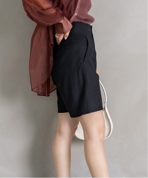 RANDA(ランダ)の「ハイウエストショートパンツ(その他パンツ・レディース・ブラック/ベージュ/ブラウン・0/1)」の4枚目の写真