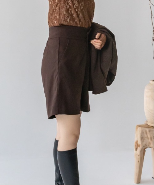 RANDA(ランダ)の「ハイウエストショートパンツ(その他パンツ・レディース・ブラック/ベージュ/ブラウン・0/1)」の8枚目の写真