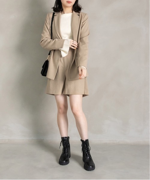 RANDA(ランダ)の「ハイウエストショートパンツ(その他パンツ・レディース・ブラック/ベージュ/ブラウン・0/1)」の12枚目の写真