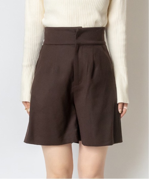 RANDA(ランダ)の「ハイウエストショートパンツ(その他パンツ・レディース・ブラック/ベージュ/ブラウン・0/1)」の13枚目の写真