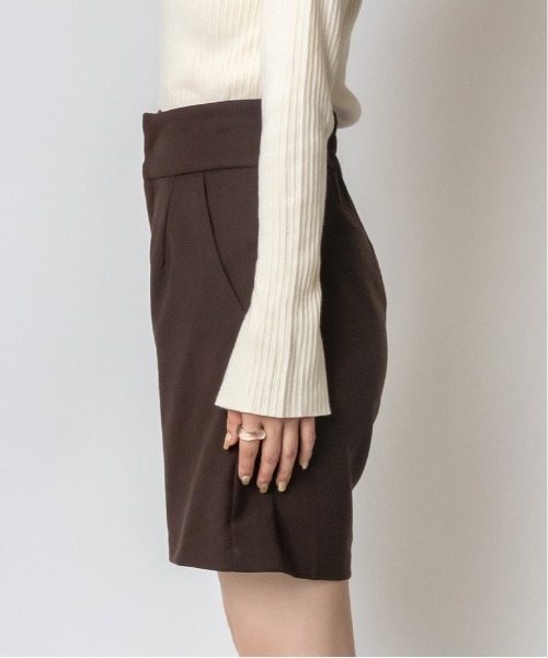 RANDA(ランダ)の「ハイウエストショートパンツ(その他パンツ・レディース・ブラック/ベージュ/ブラウン・0/1)」の14枚目の写真