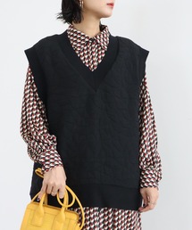 変形キルトベスト