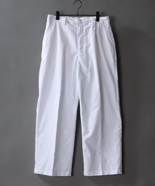 SITRY（シトリー）の「waist shirring wide Chinos/ウエストシャーリング ワイド チノパンツ（チノパンツ・メンズ・ブラック系その他/ライトインディゴブルー/ワンウォッシュ/ブルー/ブラック/グリーン/ブラウン/ホワイト・M/L）」の2枚目の写真