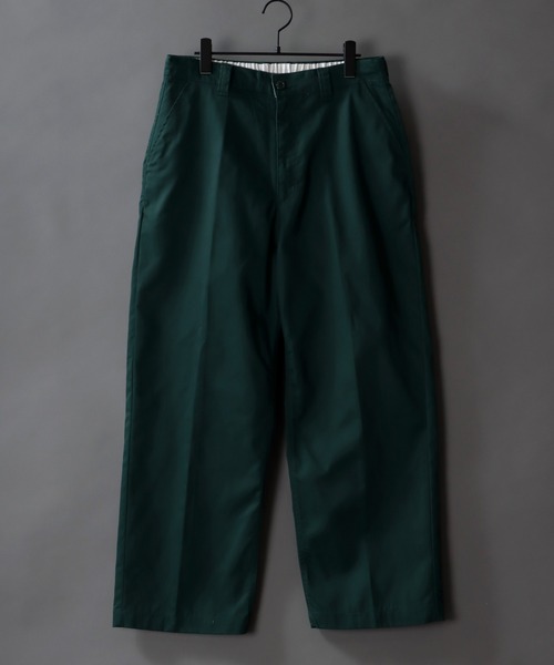 SITRY（シトリー）の「waist shirring wide Chinos/ウエストシャーリング ワイド チノパンツ（チノパンツ・メンズ・ブラック系その他/ライトインディゴブルー/ワンウォッシュ/ブルー/ブラック/グリーン/ブラウン/ホワイト・M/L）」の6枚目の写真