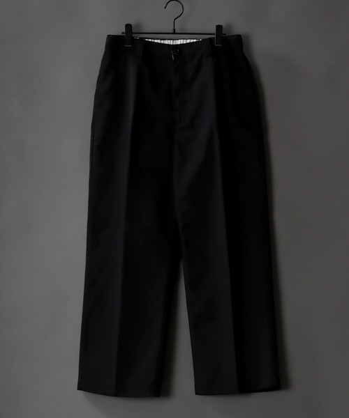 SITRY（シトリー）の「waist shirring wide Chinos/ウエストシャーリング ワイド チノパンツ（チノパンツ・メンズ・ブラック系その他/ライトインディゴブルー/ワンウォッシュ/ブルー/ブラック/グリーン/ブラウン/ホワイト・M/L）」の3枚目の写真