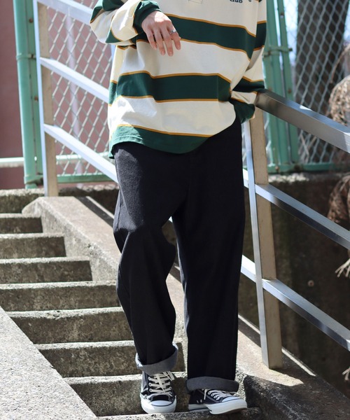 SITRY（シトリー）の「waist shirring wide Chinos/ウエストシャーリング ワイド チノパンツ（チノパンツ・メンズ・ブラック系その他/ライトインディゴブルー/ワンウォッシュ/ブルー/ブラック/グリーン/ブラウン/ホワイト・M/L）」の20枚目の写真