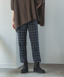 LEPSIM | 【6つの嬉しい機能付き】ハタラク7DAYSチェックテーパードパンツ 2022冬　288382(スラックス)