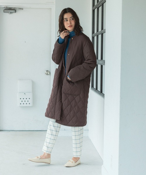 LEPSIM（レプシィム）の「【6つの嬉しい機能付き】ハタラク7DAYSチェックテーパードパンツ 2022冬　288382（スラックス・レディース・オフホワイト/ブラウン/ネイビー・X-LARGE/SMALL/MEDIUM/LARGE/X-SMALL）」の5枚目の写真