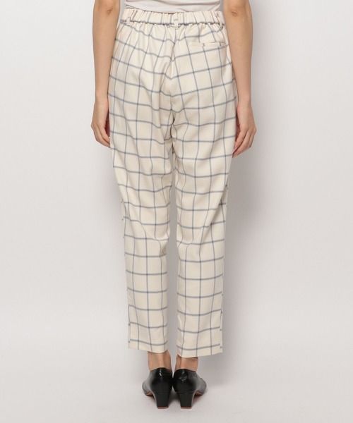 LEPSIM（レプシィム）の「【6つの嬉しい機能付き】ハタラク7DAYSチェックテーパードパンツ 2022冬　288382（スラックス・レディース・オフホワイト/ブラウン/ネイビー・X-LARGE/SMALL/MEDIUM/LARGE/X-SMALL）」の12枚目の写真