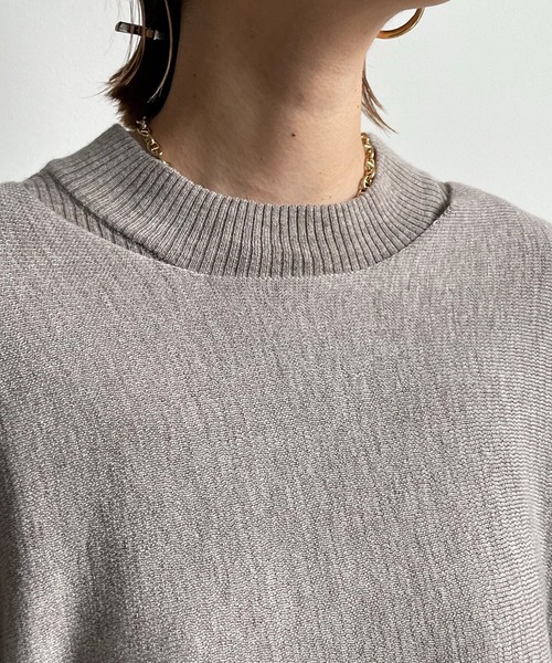 セール】ドルマンプルオーバー＋リブプルオーバーセット（ニット  