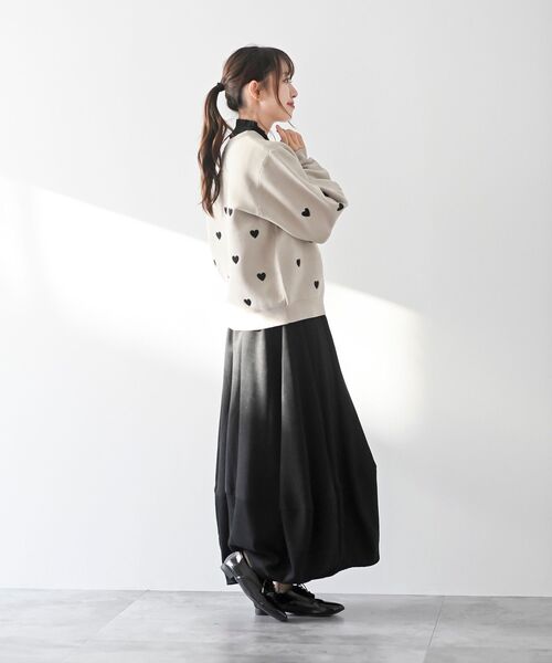 rps（アールピーエス）の「起毛コクーンスカート（スカート・レディース・ブラック/ダークグリーン/ネイビー/カーキ/グリーン/イエロー系その他/ブラック系その他2/ブルー系その他2/チャコールグレー・フリー）」の19枚目の写真