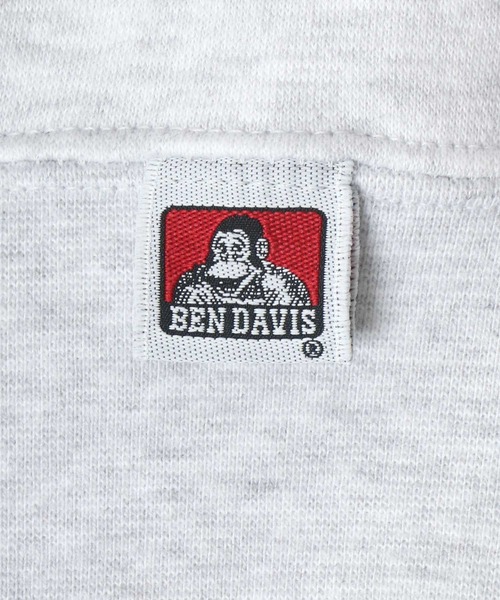 BEN DAVIS（ベンデイビス）の「BEN DAVIS/ベンデイビス ワンポイント刺繍 裏起毛 ビッグシルエット スウェットトレーナー（スウェット・メンズ・ベージュ/オートミール/ブルーグリーン/チャコール・M/L/XL）」の14枚目の写真