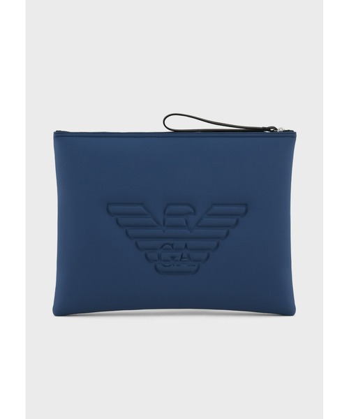 EMPORIO ARMANI（エンポリオアルマーニ）の「【エンポリオ アルマーニ】ポーチ ラージ（ポーチ・メンズ・ピンク/ブルー/グリーン系その他2・FREE）」の3枚目の写真